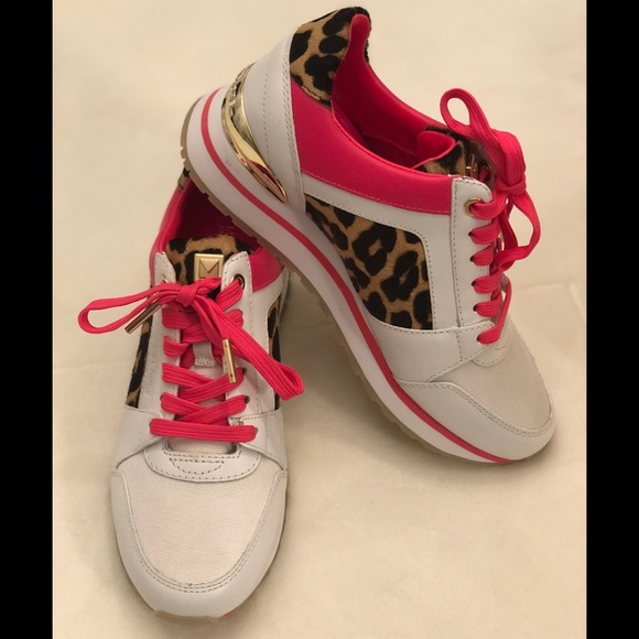 michael kors womens white trainers